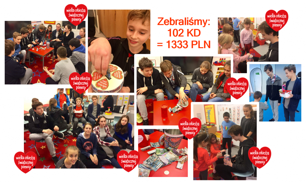 25 Finał Wielkiej Orkiestry Świątecznej Pomocy w naszym SP