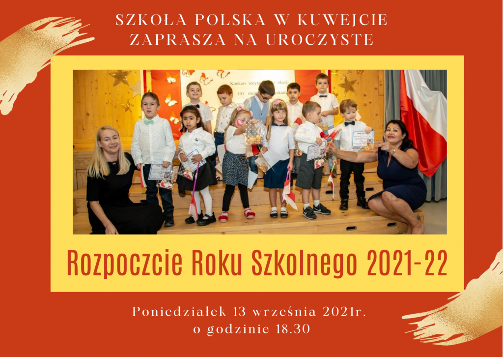 ROZPOCZĘCIE ROKU SZKOLNEGO 2021-2022